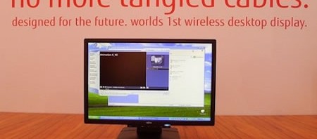 Fujitsu Unveils World’s First Wireless Monitor at CeBIT 2011