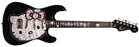 hello kitty fender stratocaster limited edition