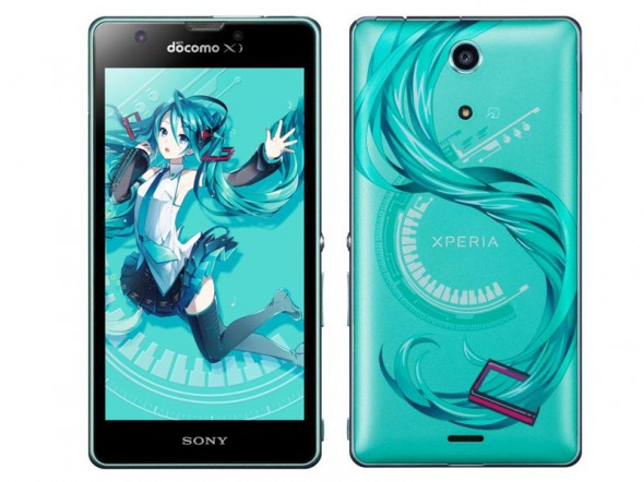 Sony Announces Special Edition Xperia A Hatsune Miku So 04e Smartphone For Japan