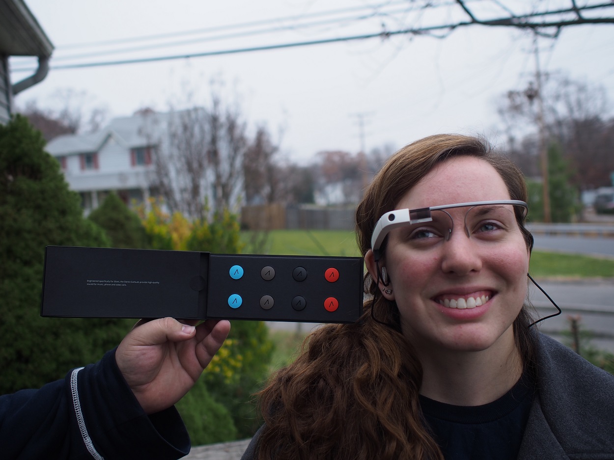 Google Glass gets a new accessory in the form of $85 stereo earphones