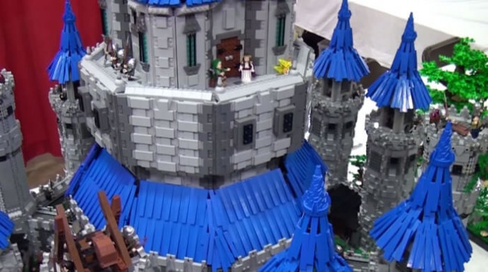 Lego and Legend of Zelda fan recreates the Hyrule Castle 4